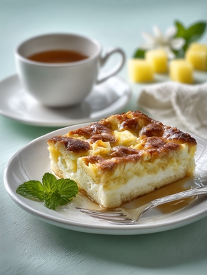 Запеканка творожная с ананасом готовое блюдо Это Норма