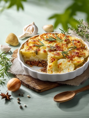 Гратен с мясом готовое блюдо Это Норма