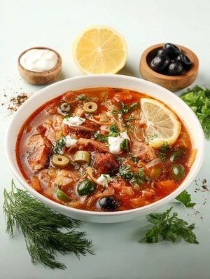 Солянка мясная готовое блюдо это норма