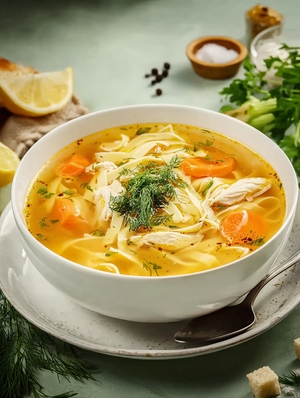 Суп-Лапша Куриная готовое блюдо это норма