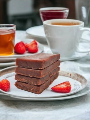 протеиновый батончик  Клубничный йогурт полезный перекус